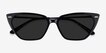 Santa Cruz Black AcetateSunglass Frames from EyeBuyDirect, Closed View