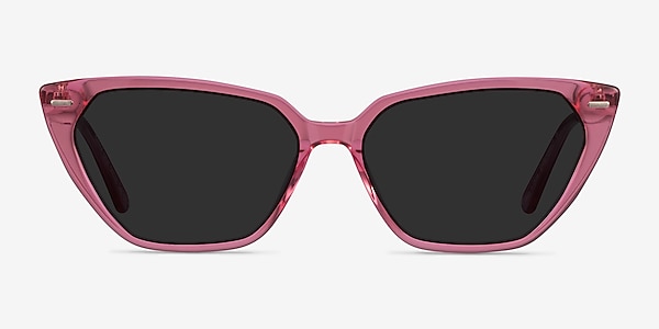 Santa Cruz Clear Pink Acetate Sunglass Frames