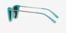 Santa Cruz Blue AcetateSunglass Frames from EyeBuyDirect, Side View