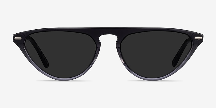 Satellite Clear Gray Acetate Sunglass Frames from EyeBuyDirect
