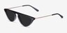 Satellite Clear Gray AcetateSunglass Frames from EyeBuyDirect, Angle View