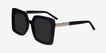Hollywood Black AcetateSunglass Frames from EyeBuyDirect, Angle View