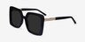 Hollywood Black AcetateSunglass Frames from EyeBuyDirect, Angle View