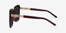 Hollywood Burgundy AcetateSunglass Frames from EyeBuyDirect, Side View