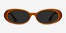 Winona Orange AcetateSunglass Frames from EyeBuyDirect, Front View