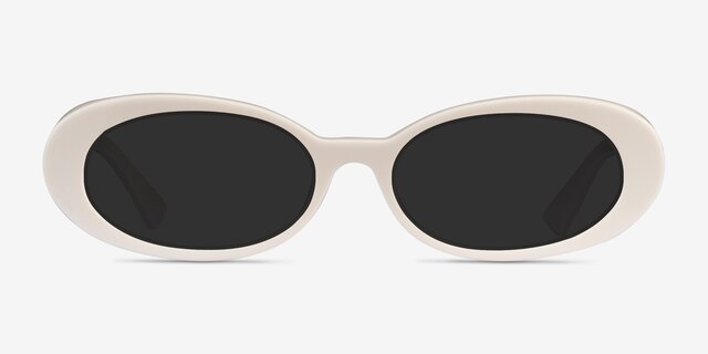 Winona Beige AcetateSunglass Frames from EyeBuyDirect, Front View