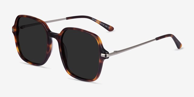 Salvador Tortoise AcetateSunglass Frames from EyeBuyDirect, Angle View
