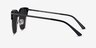 Monte Carlo Black Gunmetal AcetateSunglass Frames from EyeBuyDirect, Side View