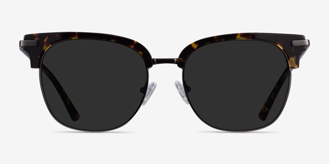 Monte Carlo Tortoise Gunmetal AcetateSunglass Frames from EyeBuyDirect, Front View