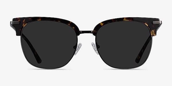 Monte Carlo Tortoise Gunmetal Acétate Soleil de Lunette de vue