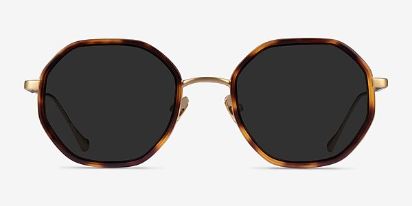 Hinode Tortoise Gold Acetate Sunglass Frames