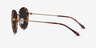 Nagano Tortoise Bronze AcetateSunglass Frames from EyeBuyDirect, Side View