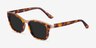 Solis Tortoise Gold AcetateSunglass Frames from EyeBuyDirect, Angle View