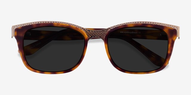 Solis Tortoise Gold AcetateSunglass Frames from EyeBuyDirect, Closed View