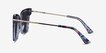 September Clear Blue Floral Gold AcetateSunglass Frames from EyeBuyDirect, Side View