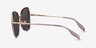 Honesty Clear Pink  Rose Gold AcetateSunglass Frames from EyeBuyDirect, Side View