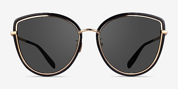 Most Black Gold Acetate Sunglass Frames