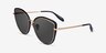 Most Black Gold AcetateSunglass Frames from EyeBuyDirect, Angle View