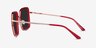 Graphene Red Gold AcetateSunglass Frames from EyeBuyDirect, Side View
