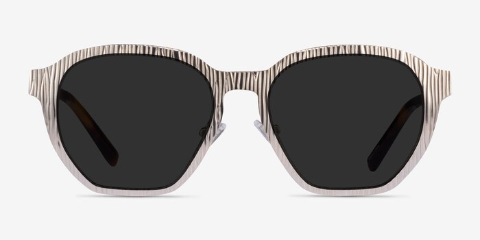 Electro Matte Silver Acetate Sunglass Frames from EyeBuyDirect