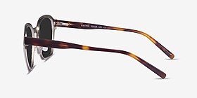Electro Matte Silver Acétate Soleil de Lunette de vue d'EyeBuyDirect, Vue de Côté