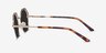 Futurist Shiny Gold AcetateSunglass Frames from EyeBuyDirect, Side View