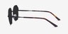 Futurist Matte Black AcetateSunglass Frames from EyeBuyDirect, Side View
