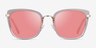 Cadence Clear Nude AcetateSunglass Frames from EyeBuyDirect, Front View