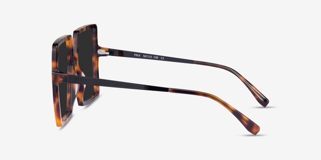 Prix Tortoise AcetateSunglass Frames from EyeBuyDirect, Side View