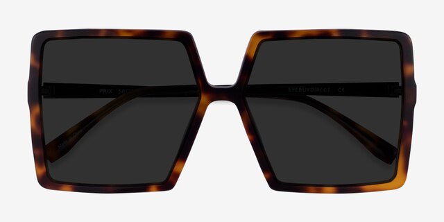 Prix Tortoise AcetateSunglass Frames from EyeBuyDirect, Closed View