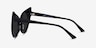 Birman Black Gold AcetateSunglass Frames from EyeBuyDirect, Side View