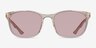 Tenacity Crystal Nude MetalSunglass Frames from EyeBuyDirect, Front View
