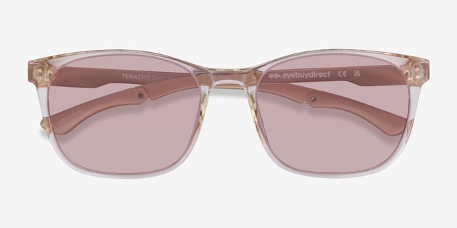 Tenacity Crystal Nude MetalSunglass Frames from EyeBuyDirect, Closed View
