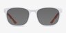 Tenacity Solid White MetalSunglass Frames from EyeBuyDirect, Front View