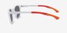 Tenacity Solid White MetalSunglass Frames from EyeBuyDirect, Side View