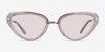 Genevieve Crystal Nude AcetateSunglass Frames from EyeBuyDirect, Front View