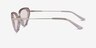 Genevieve Crystal Nude AcetateSunglass Frames from EyeBuyDirect, Side View