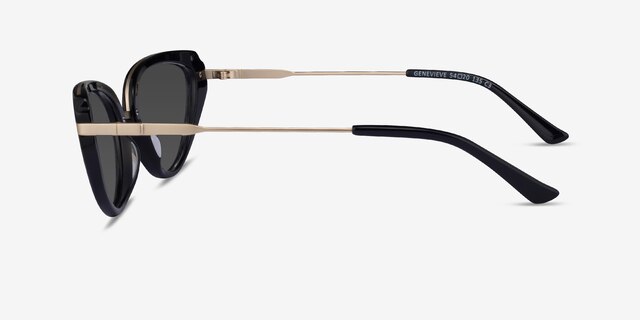 Genevieve Black AcetateSunglass Frames from EyeBuyDirect, Side View