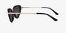Genevieve Black AcetateSunglass Frames from EyeBuyDirect, Side View