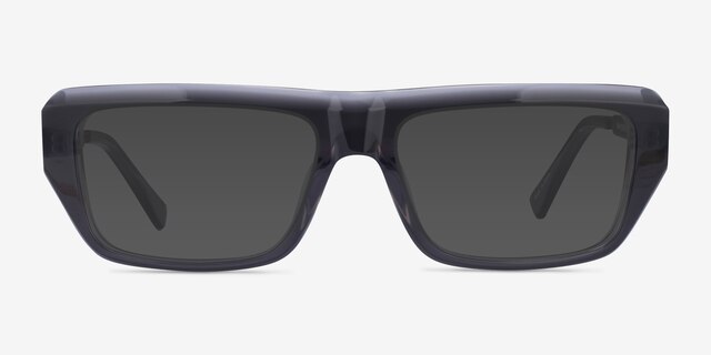 Valley Gray AcetateSunglass Frames from EyeBuyDirect, Front View