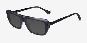 Valley Gris Acétate Soleil de Lunette de vue d'EyeBuyDirect, Vue d'Angle