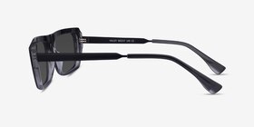 Valley Gris Acétate Soleil de Lunette de vue d'EyeBuyDirect, Vue de Côté