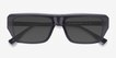 Valley Gray AcetateSunglass Frames from EyeBuyDirect, Closed View