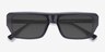 Valley Gray AcetateSunglass Frames from EyeBuyDirect, Closed View