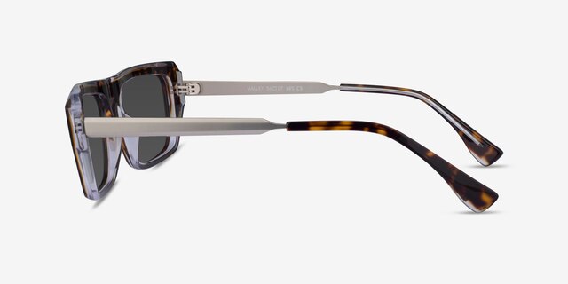 Valley Crystal Tortoise AcetateSunglass Frames from EyeBuyDirect, Side View