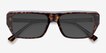 Valley Crystal Tortoise AcetateSunglass Frames from EyeBuyDirect, Closed View