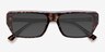 Valley Crystal Tortoise AcetateSunglass Frames from EyeBuyDirect, Closed View
