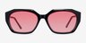 Spritz Black AcetateSunglass Frames from EyeBuyDirect, Front View