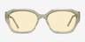 Spritz Yellow Translusant AcetateSunglass Frames from EyeBuyDirect, Front View
