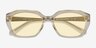 Spritz Yellow Translusant AcetateSunglass Frames from EyeBuyDirect, Closed View